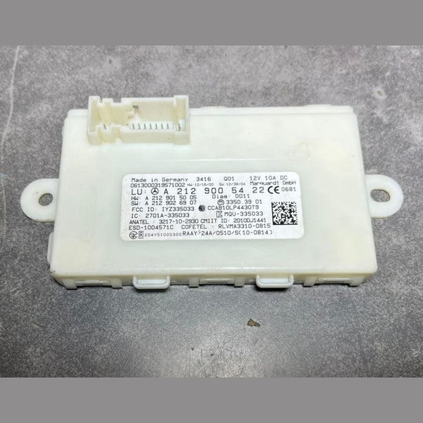 2013 Mercedes Benz ML350 W166 Keyless Entry Control Unit A212 9005422 OEM