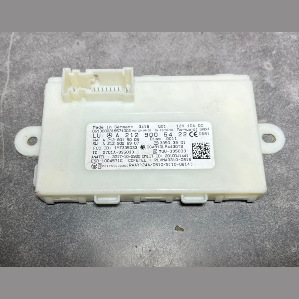 2013 Mercedes Benz ML350 W166 Keyless Entry Control Unit A212 9005422 OEM