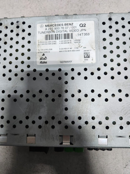 2014 Mercedes-Benz S550 Control Unit Tuner Digital A2229007607 S-Class W222