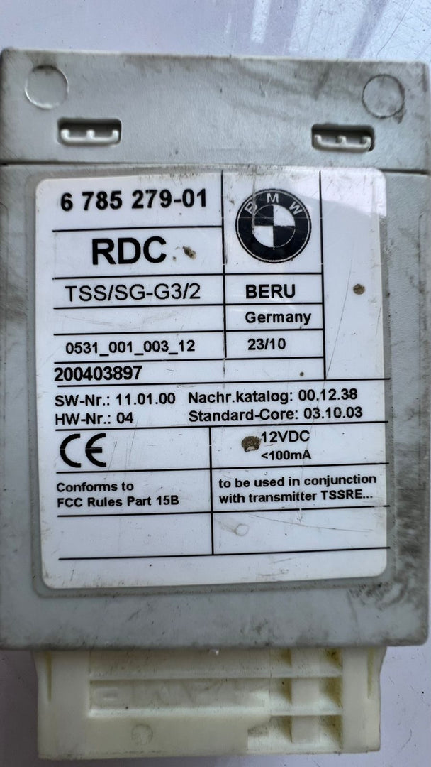 BMW E60 E63 E65 E70 E71 E90 E91 Drc Tire Pressure Control Module 6785279