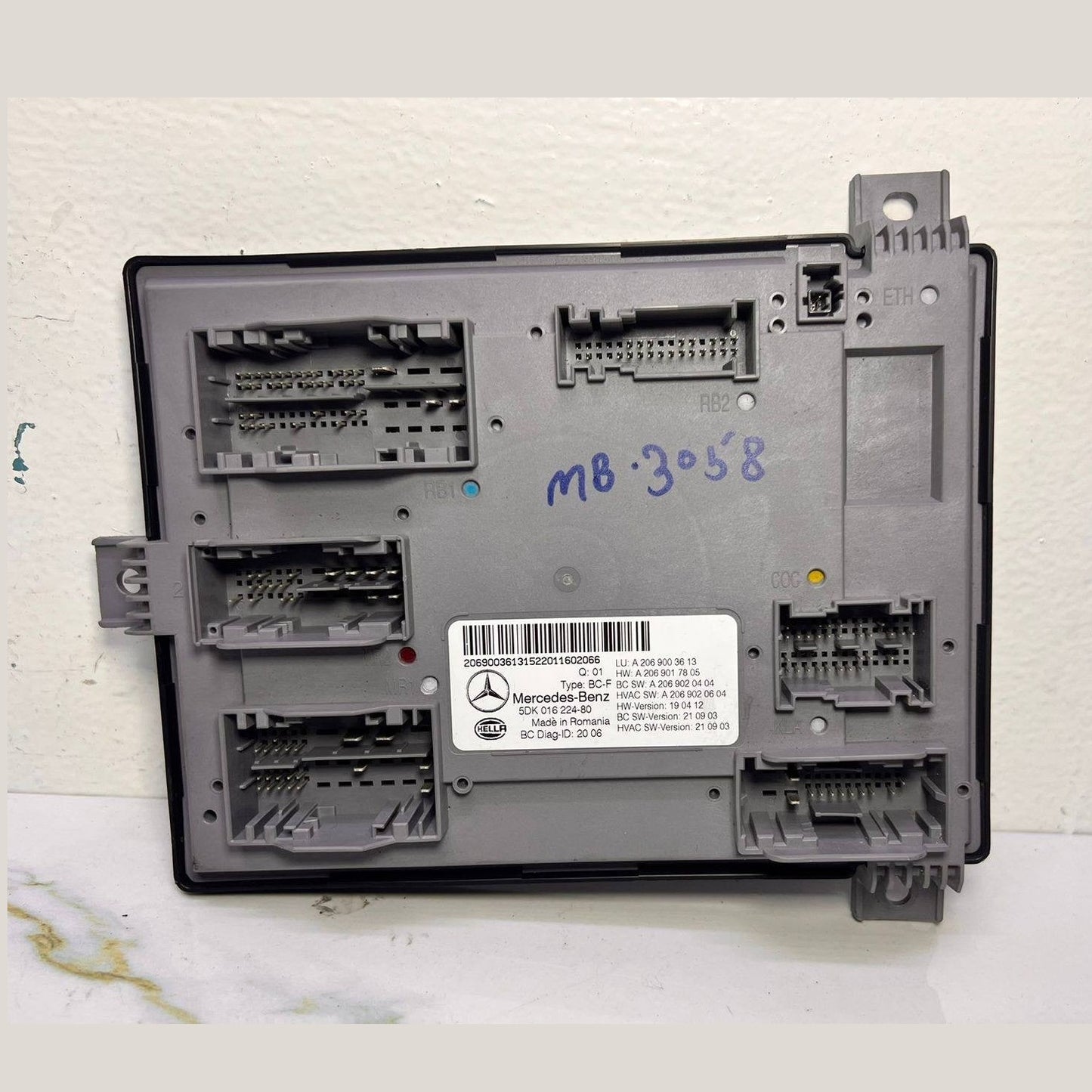 Mercedes W206 BCM Body Control Unit On Board Power Distribution Control Unit A 2