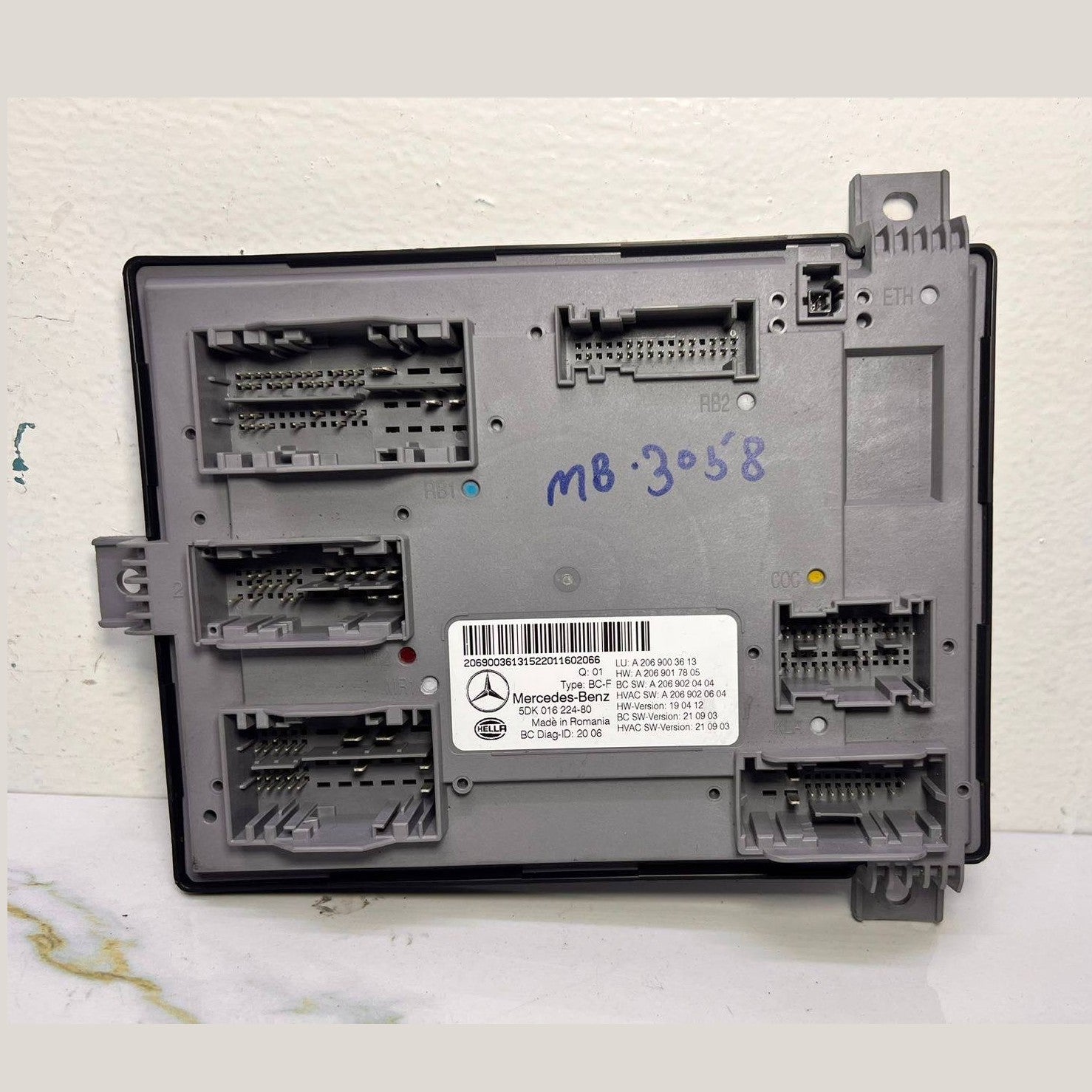 Mercedes W206 BCM Body Control Unit On Board Power Distribution Control Unit A 2