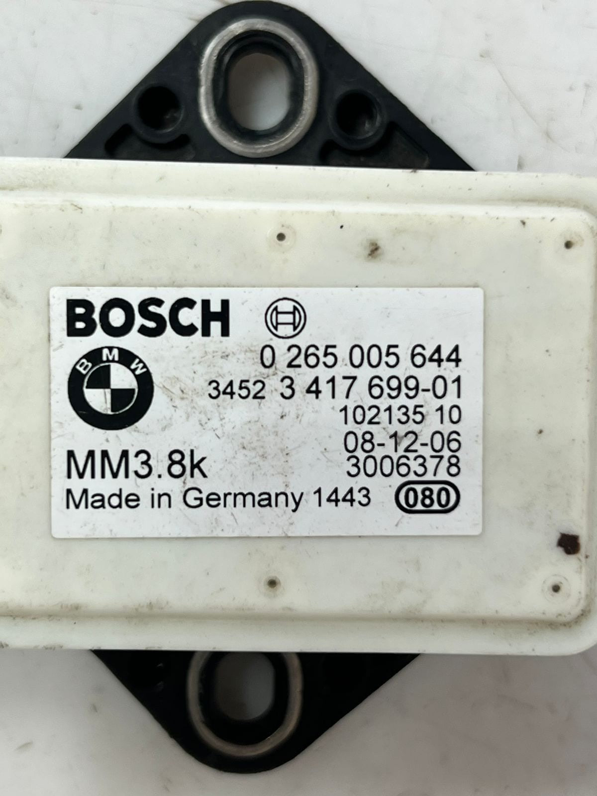 2007-2010 BMW X3 E83 F25 ESP Yaw Rate Sensor 3417699 OEM