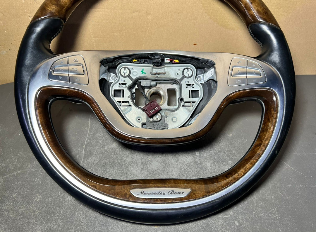Mercedes W222 Steering Wheel Multi Function Sport Assembly With Paddle Shifts