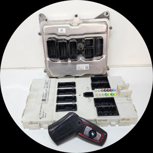 8626172-2014 BMW 5 Series F10 N20 520i MEVD17.2 Engine Control Unit DME Key Set