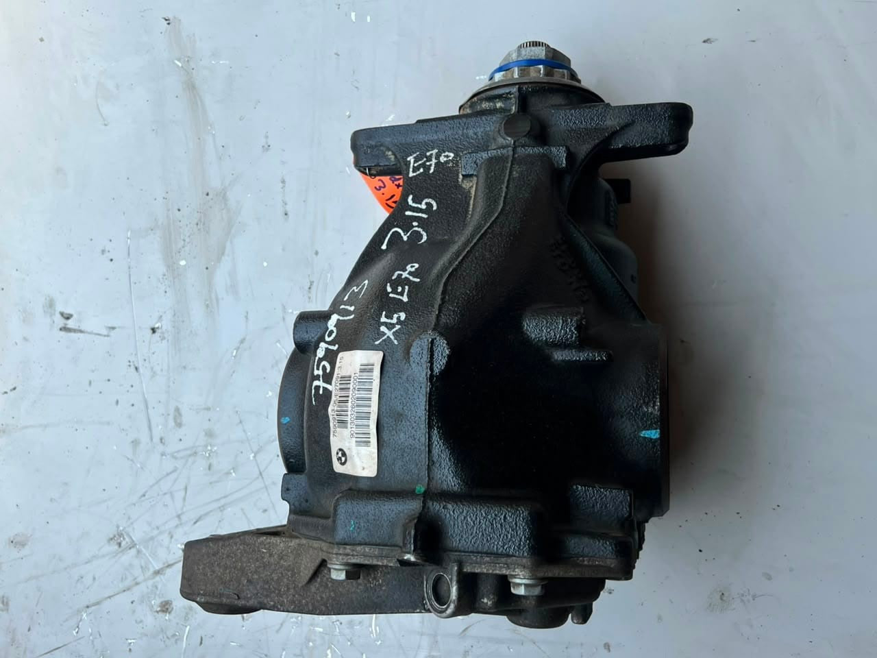 2010-2013 BMW X5 E70 LCI with 3.15 ratio Rear Differential 7590913 OEM