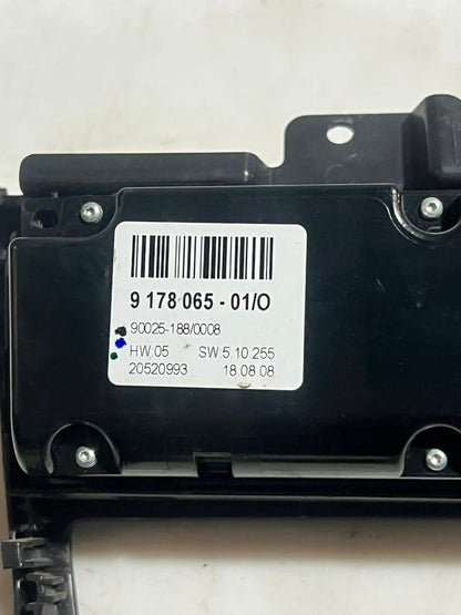 2006-2013 BMW X5 E70 and X6 E71 A/C Climate Control Unit 9178065 OEM