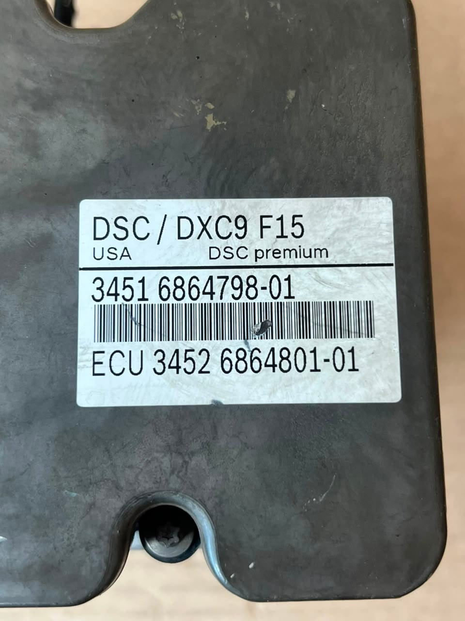 2015 BMW X6 F16 X5 F15 ABS DSC DXC9 Pump Hydraulic Unit 6864801 OEM