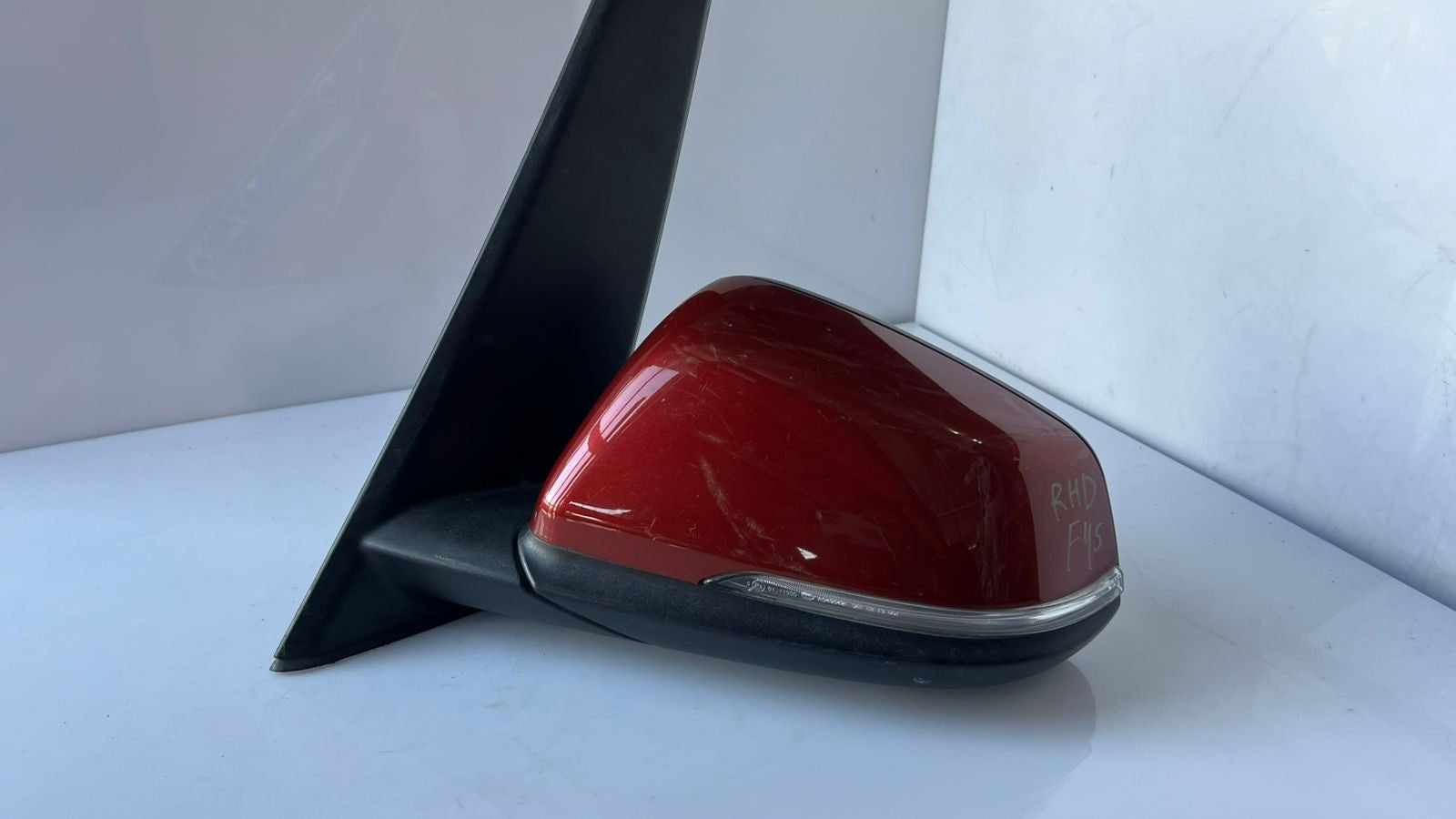 2016 BMW 2 SERIES F45 Left Passenger side Wing Mirror 041357 RED RHD