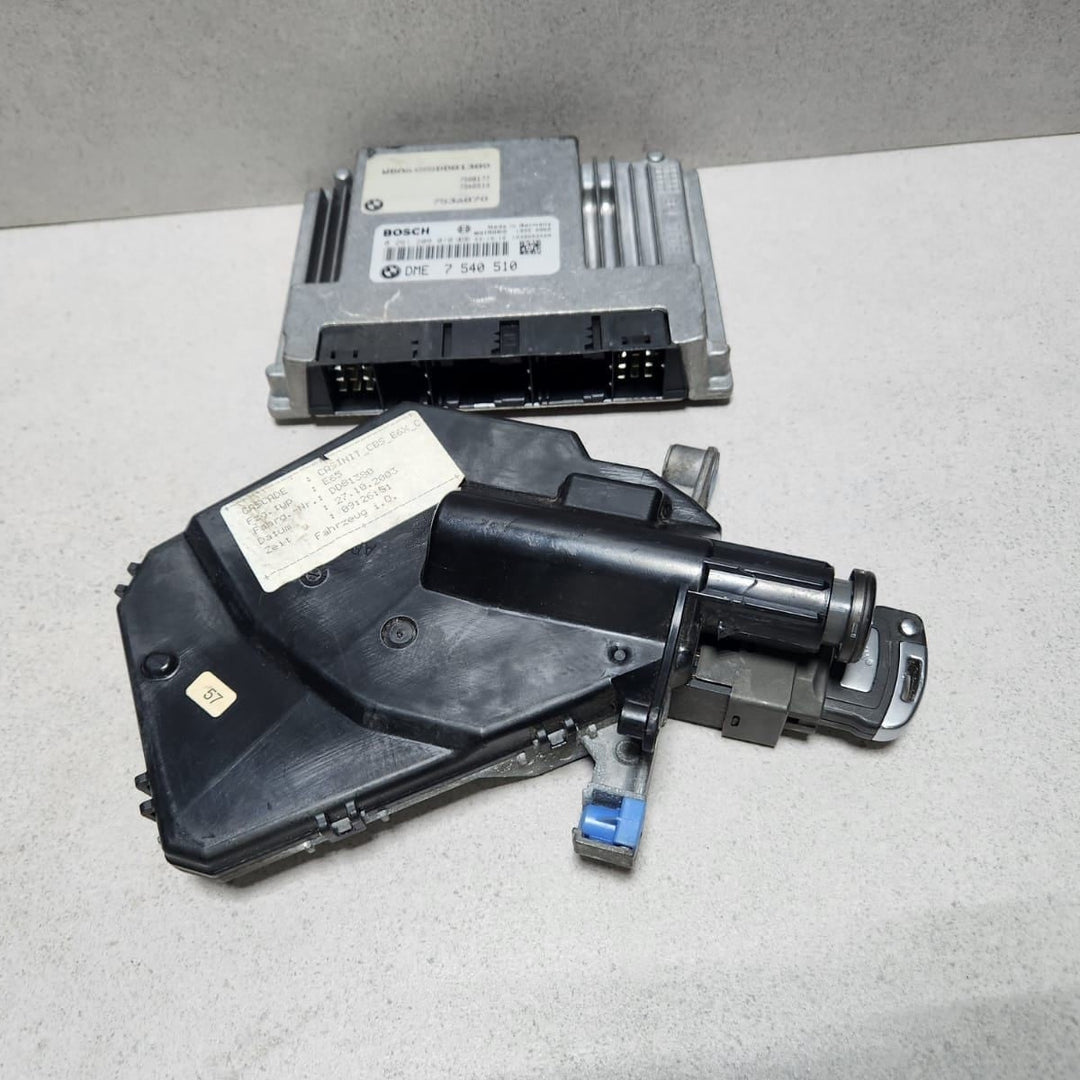 2004 BMW 735i E65 RIGHT HAND DRIVE Engine Control Unit 7540510 ECU SET 