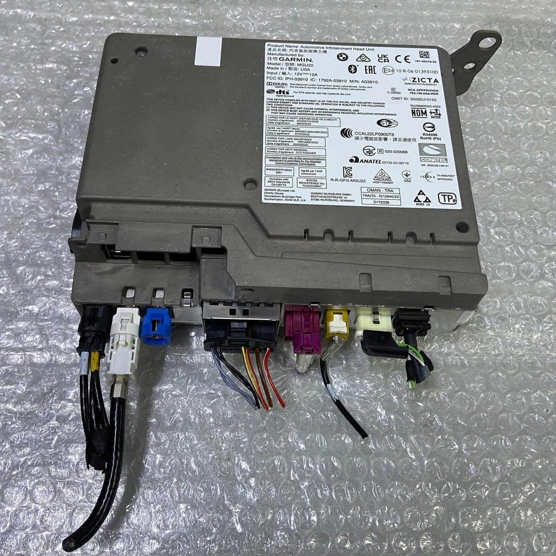 OEM BMW X5 G05 MULTIMEDIA NAVIGATION AUDIO HEAD UNIT 5B3F564 ANATEL