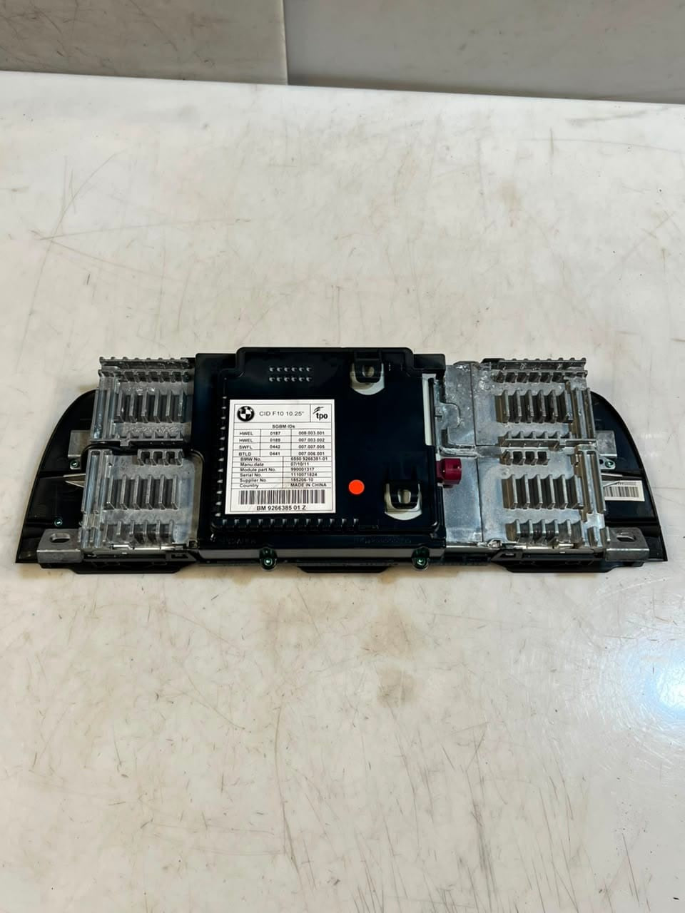 BMW 5 Series F10 F11 528i CID 10.25" Information Display Screen 926638501Z OEM