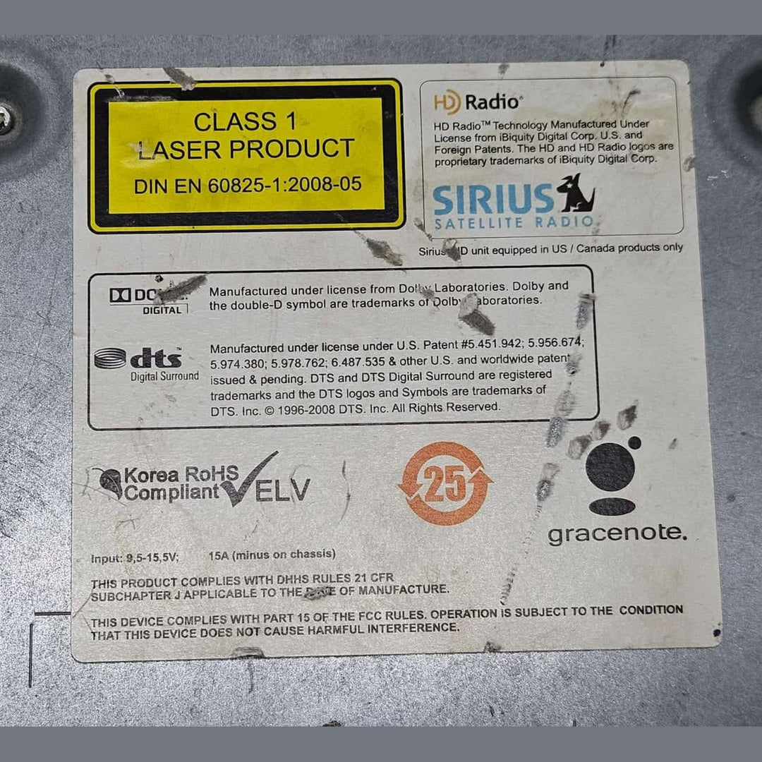 9273171-2005-2013 BMW 320i E90 E91 Navigation Audio Head Unit OEM