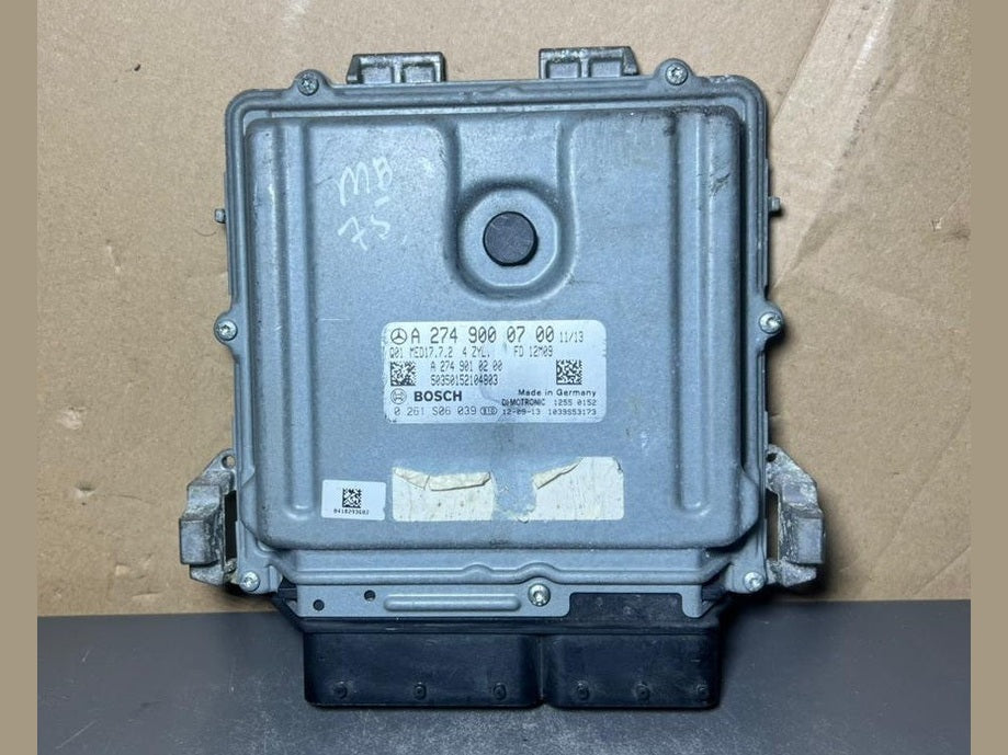 10-14 Mercedes W204 C-CLASS Engine Control Module Unit ECM ECU A274 9000700 OEM