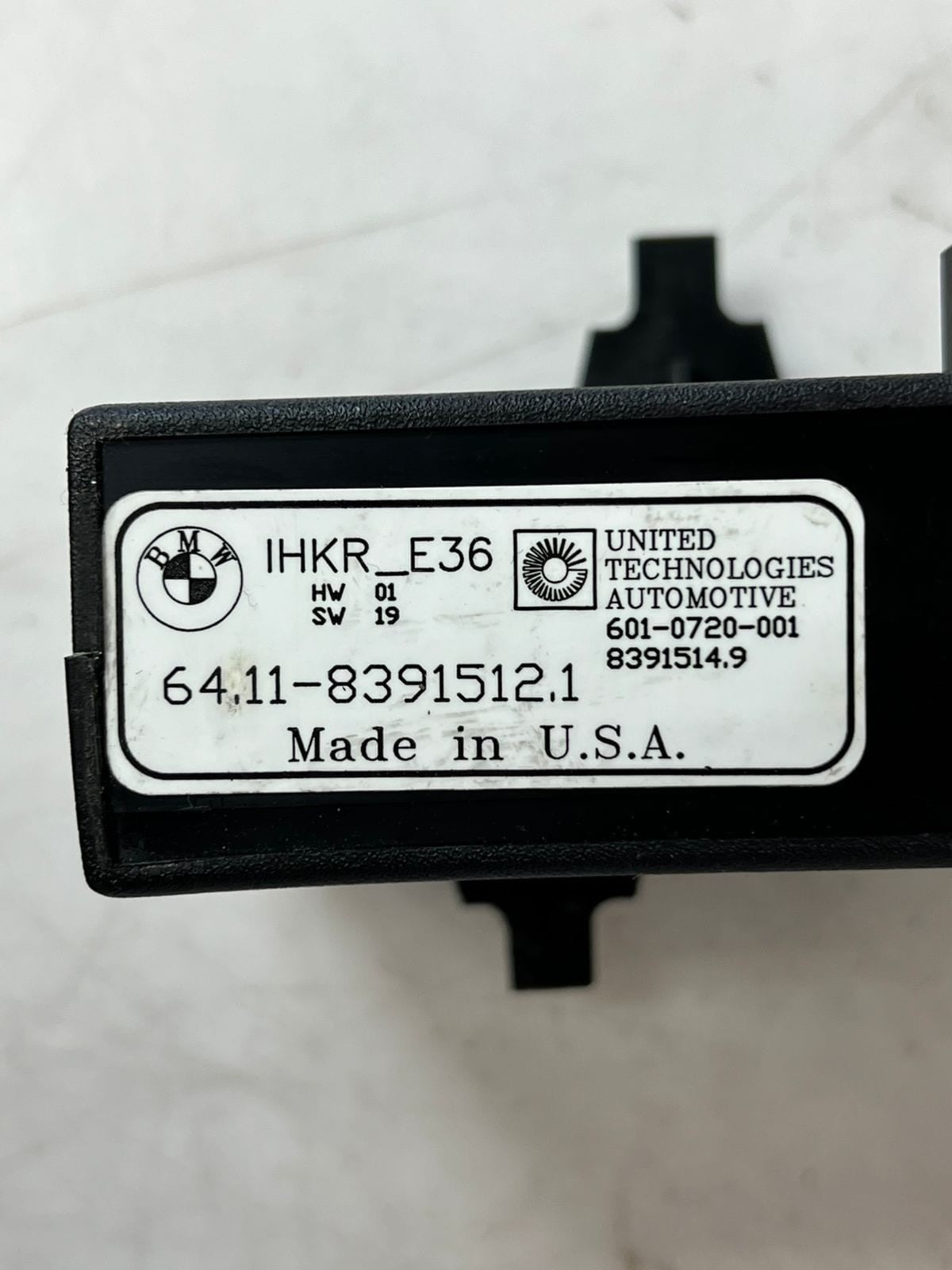 BMW E36 328i 325i 320i A/C AIR CONDITIONING CONTROL MODULE UNIT 8391512 OEM