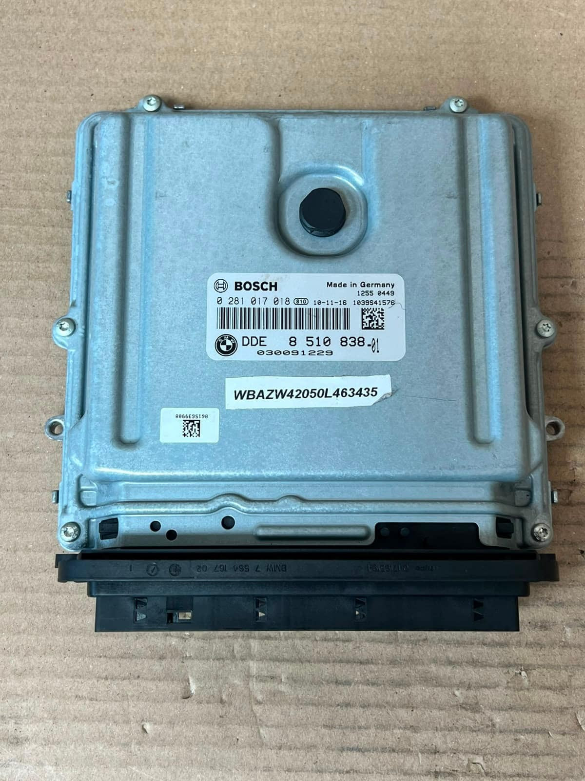 2010 BMW X5 E70 LCI 30DX N57 Engine Control Unit ECU SET DDE+CAS3+1KEY 8510838