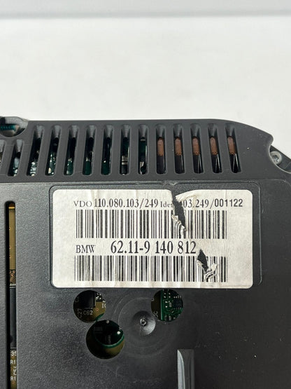 BMW 740 E65 E66 7 Series Instrument Cluster 9140812 OEM