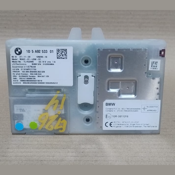 BMW X1 G26 i4 U11 BLUETOOTH TELECOMMUNICATION MODULE 1D 5A92533