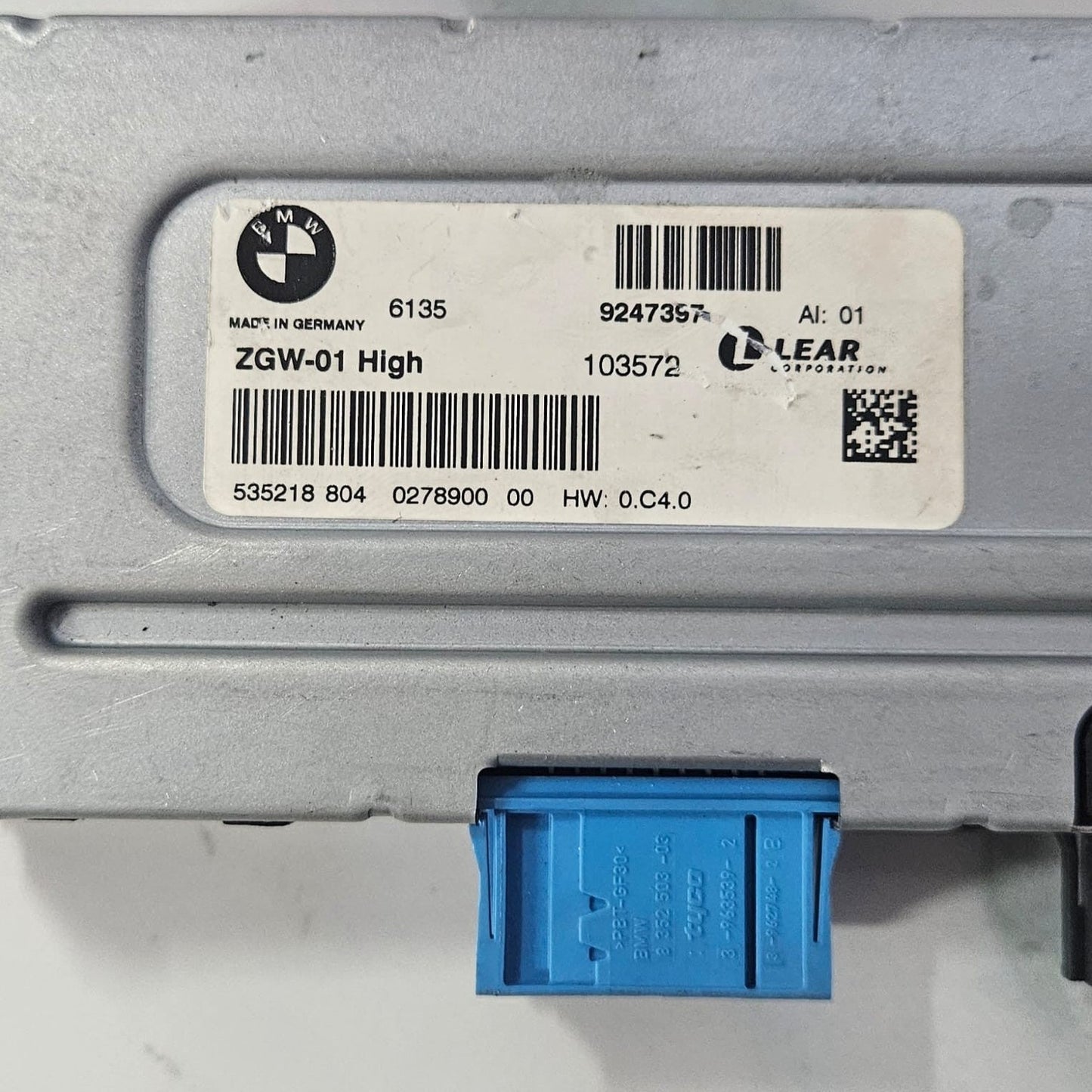 OEM BMW F01 F02 F06 F07 F10 F11 F12 Central Gateway Module ZGW-01 HIGH 9247397