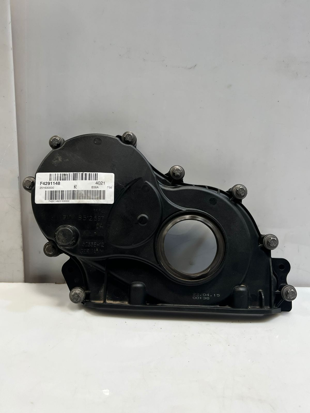 2014-2019 BMW Mini Cooper B38 WHEELARCH Timing Chain Cover 8512597 