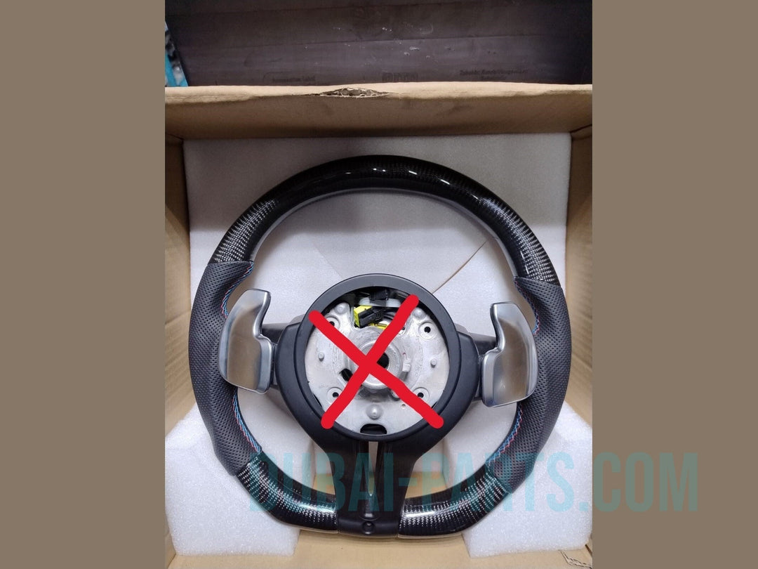 New Carbon MSPORT Steering Wheel with Top lighted Fiber  F30 F25,F36 AFTERMARKET