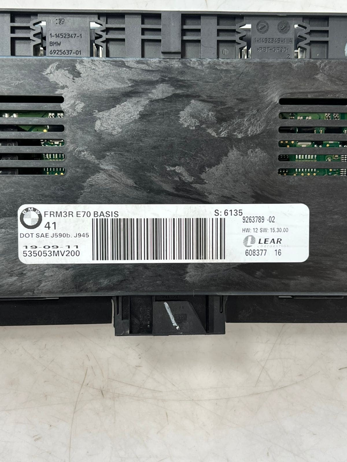 BMW FRM3 E70 LEAR Footwell Light Control Module LCM 9263789 OEM