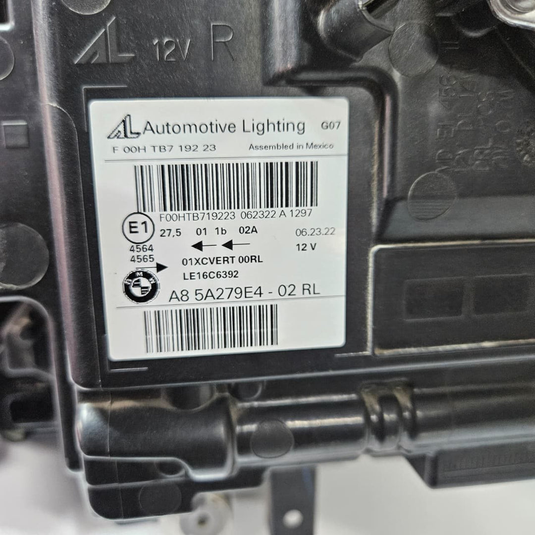 2019-2022 OEM LED Adaptive Headlight for BMW X7 G07 RIGHT SIDE ECE 5A279E4