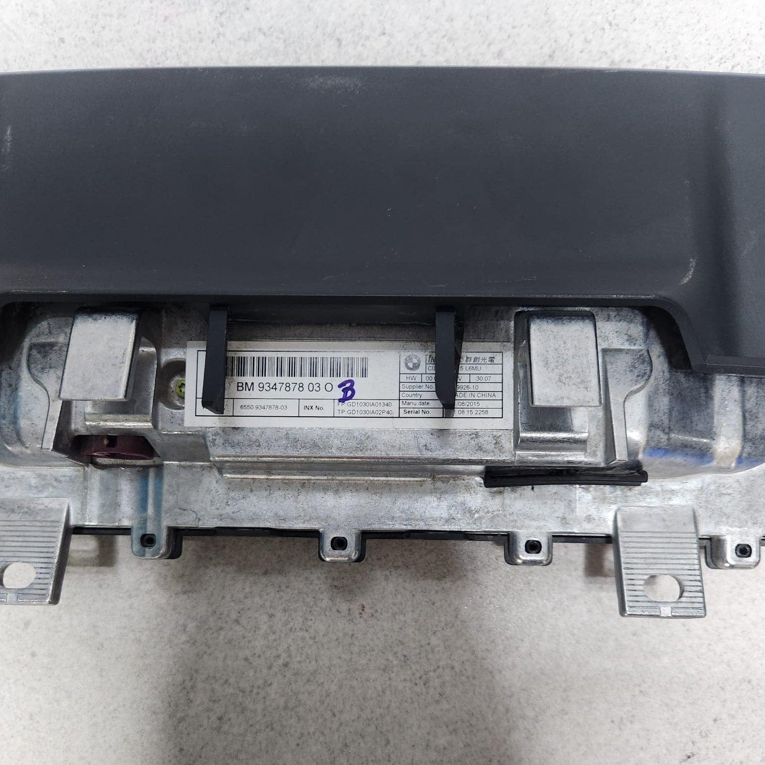 2014-2016 BMW X5 Navigation Radio Display Screen 9347878 X5 F15 F16