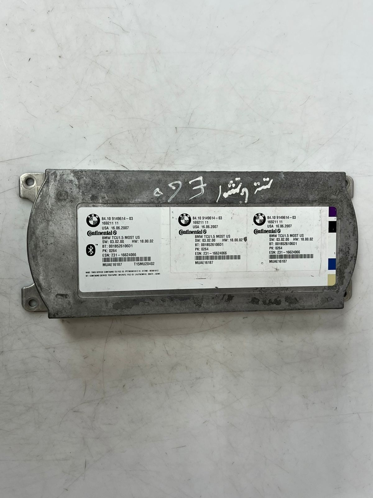 2008-2010 BMW 5 Series 528i Telematics Control Module 9149614 OEM
