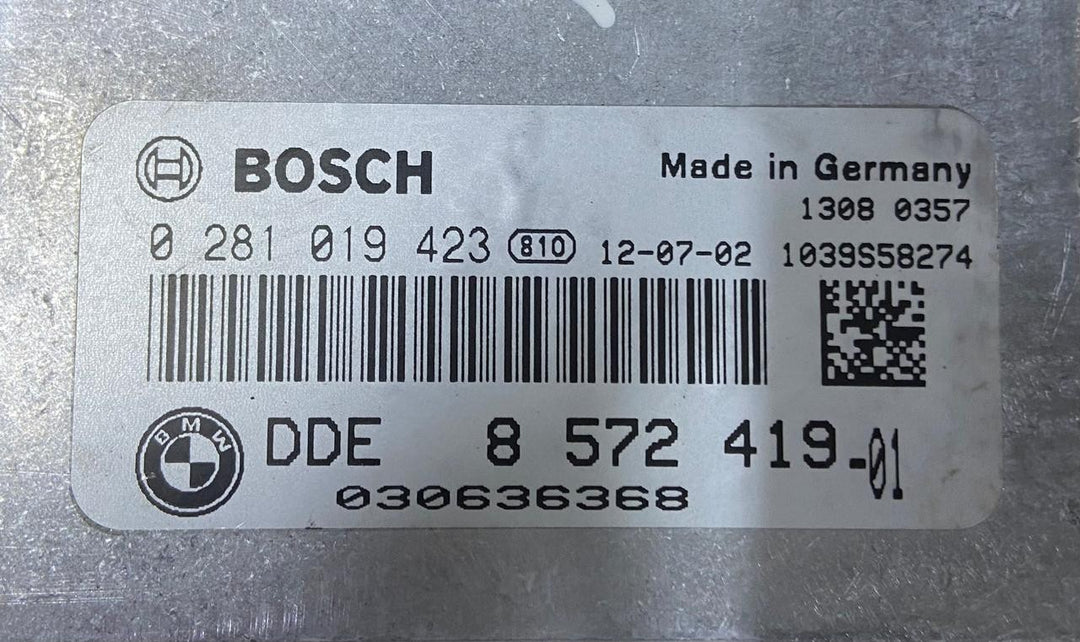 OEM BMW X3 F25 F10 N47N ENGINE CONTROL ECU UNIT MODULE DDE ECU SET 8572419