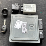 BMW E92 328XI AWD N51 MSV80.1 ECU DME CAS SCHLÜSSEL EINHEIT SET OEM 7594485