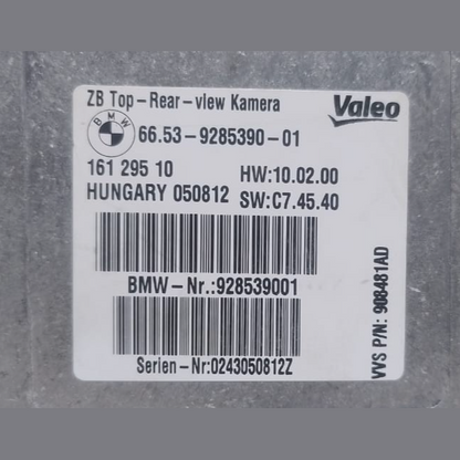 BMW X5 X6 series E70 E71 E72 TOP REAR VIEW CAMERA CONTROL MODULE ECU 9285390 -