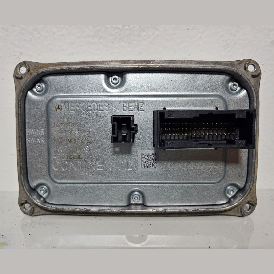 15-20 Mercedes W222 S-Class Headlight Ballast Control Module A222 9004505 OEM