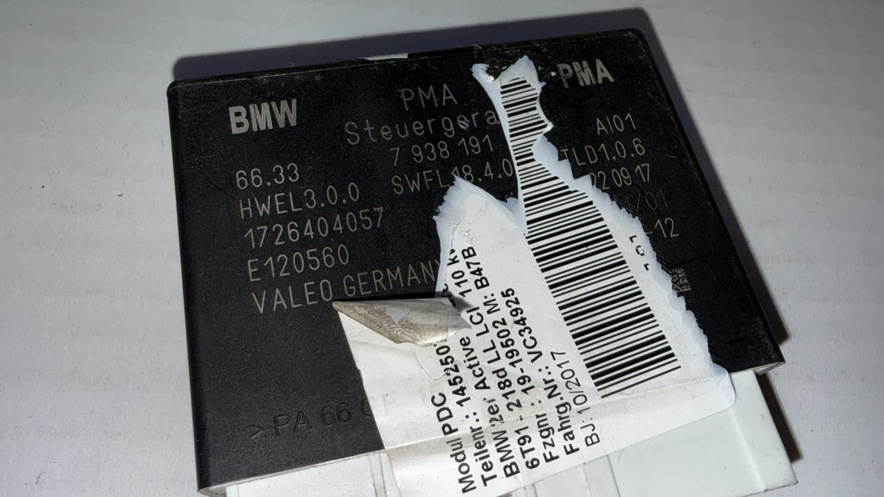 BMW F45 F46 X1 F48 X2 F39 X3 F25 X4 F26 CONTROL UNIT PDC PMA MODULE OEM 7938191