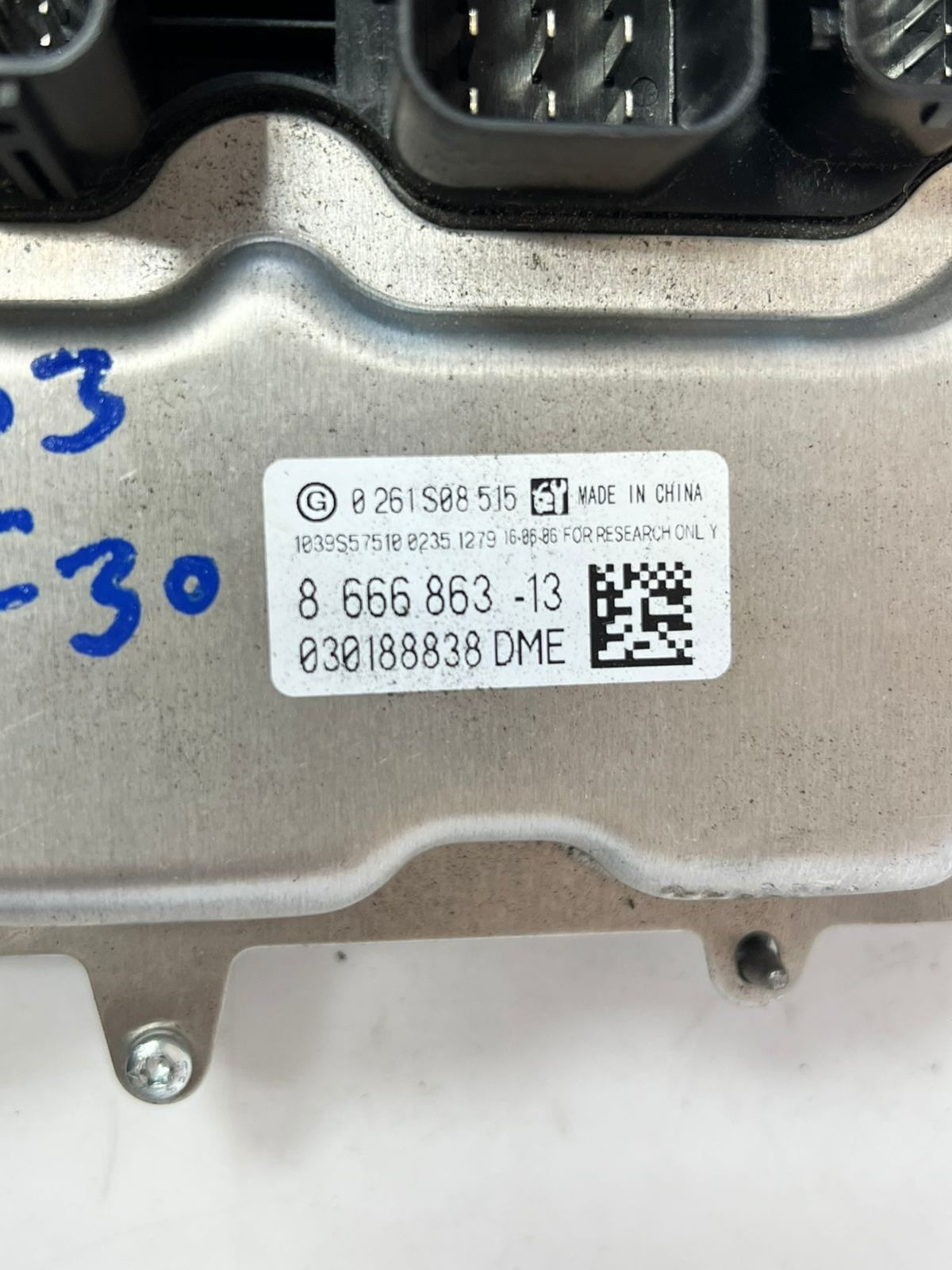 BMW N13 F30 Engine Control Unit ECU COMPLETE SET DME + FEM + 1 KEY 8666863 - 13