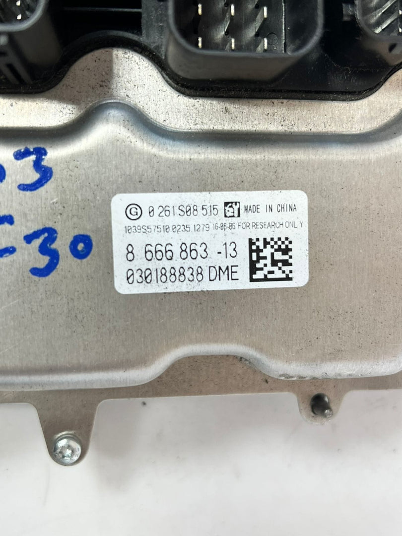 BMW N13 F30 Engine Control Unit ECU COMPLETE SET DME + FEM + 1 KEY 8666863 - 13