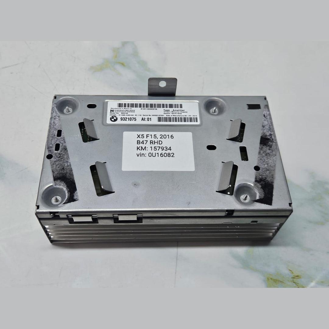 2013-2019 BMW X5 F15 HIFI Audio Amplifier Harman Becker 9321075 OEM