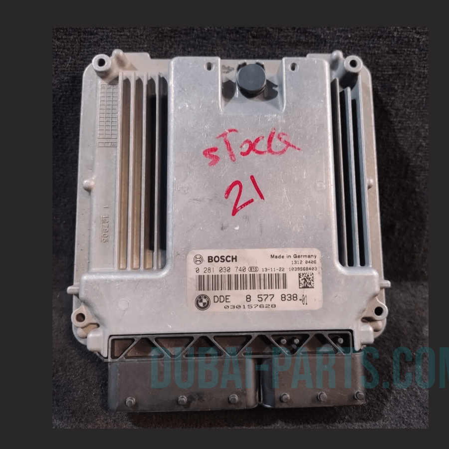 BMW 5er F10 F11 N57N MOTORSTEUERGERÄT NUR ECU DDE 0281030740 8577838