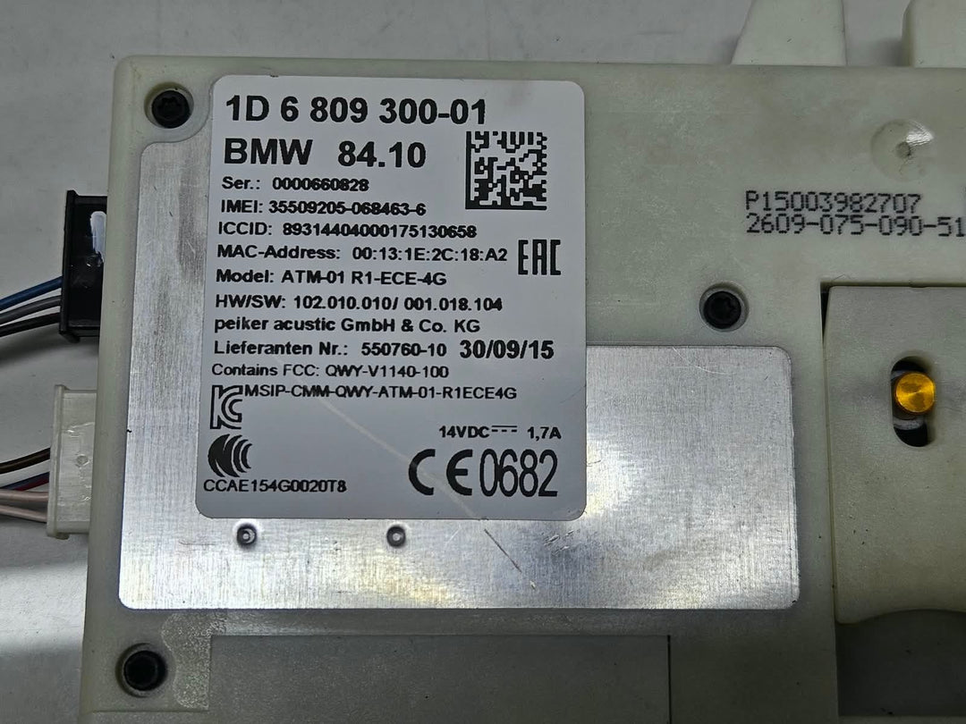 6809300-2015 BMW 750i G11 G12 RHD Telematics Control Module OEM