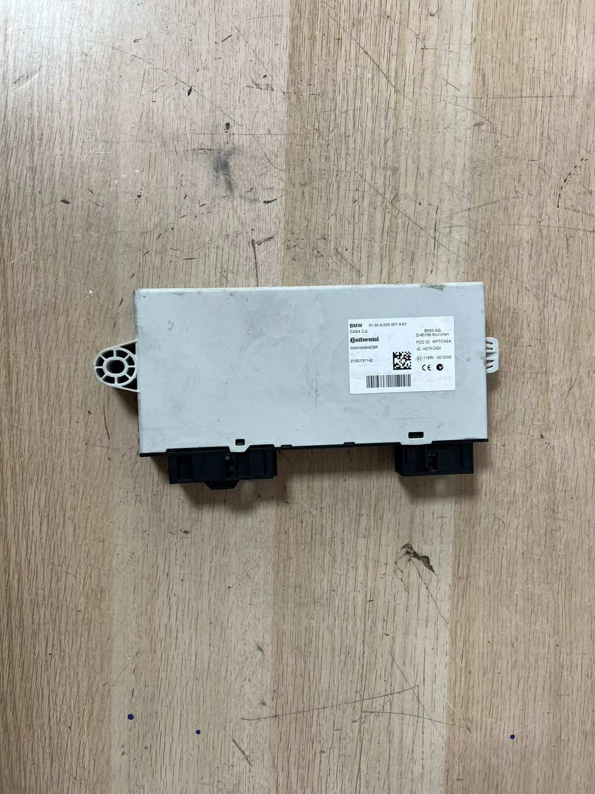 BMW Cas4 Control Module 9226957 CONTINENTAL F01 and 5 Series Gran Turismo F07