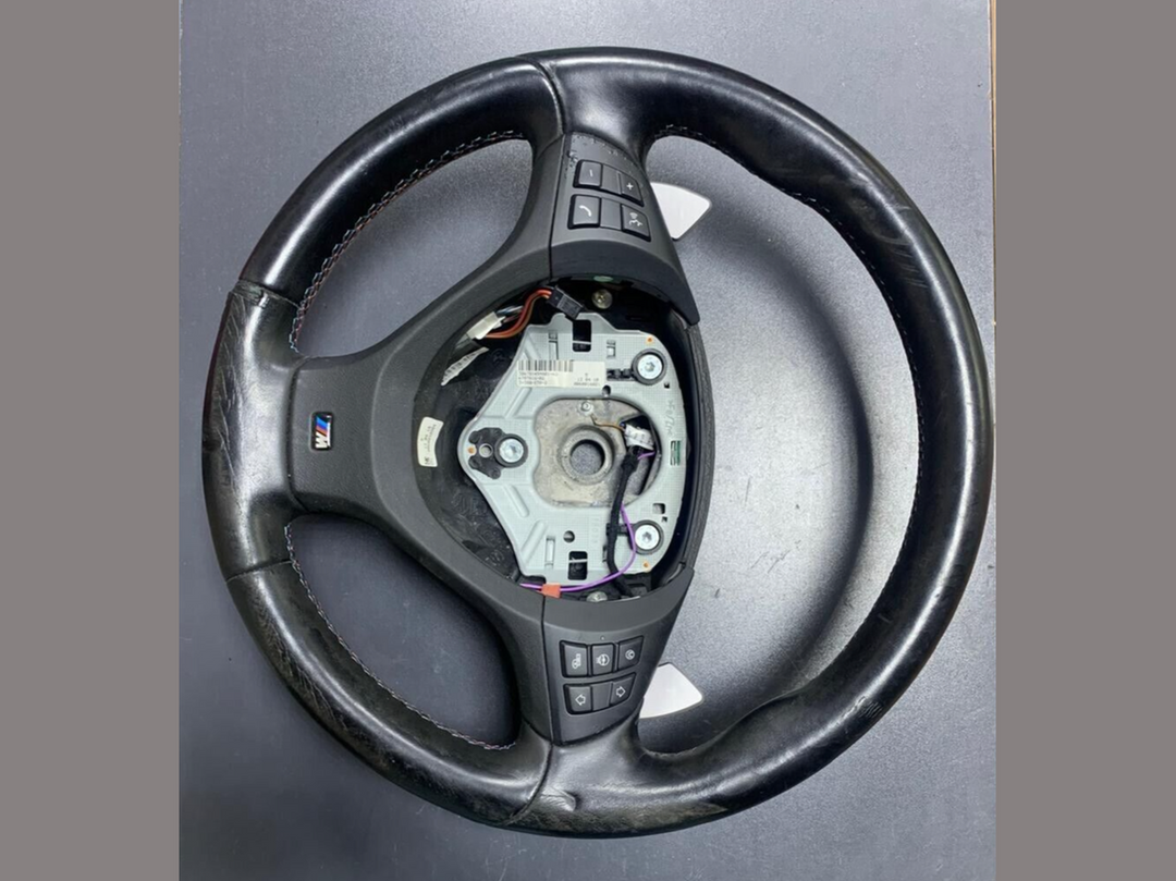 2011 BMW X5 X6 E70 E71 M Black Steering Wheel Leather  Paddle Shift OEM 6787816
