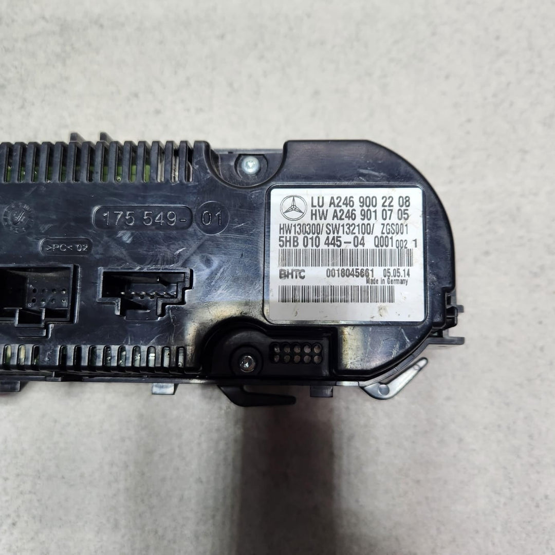 BMW Mercedes-Benz Climate Control Panel A2469002208 A-Class W176 and GLA 