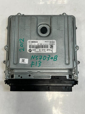 2012 BMW F13 N57D30B Engine Control Unit ECU ONLY DDE 8572873 OEM