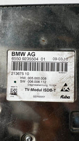 BMW F10, F11, F30, F31, F32, F01, F25, F15, F16 Tv Module 9235504