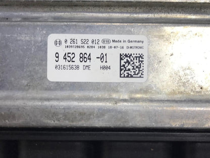 BMW 520i G31 2018 B48 ENGINE COMPUTER ECU UNIT SET DME 9452864
