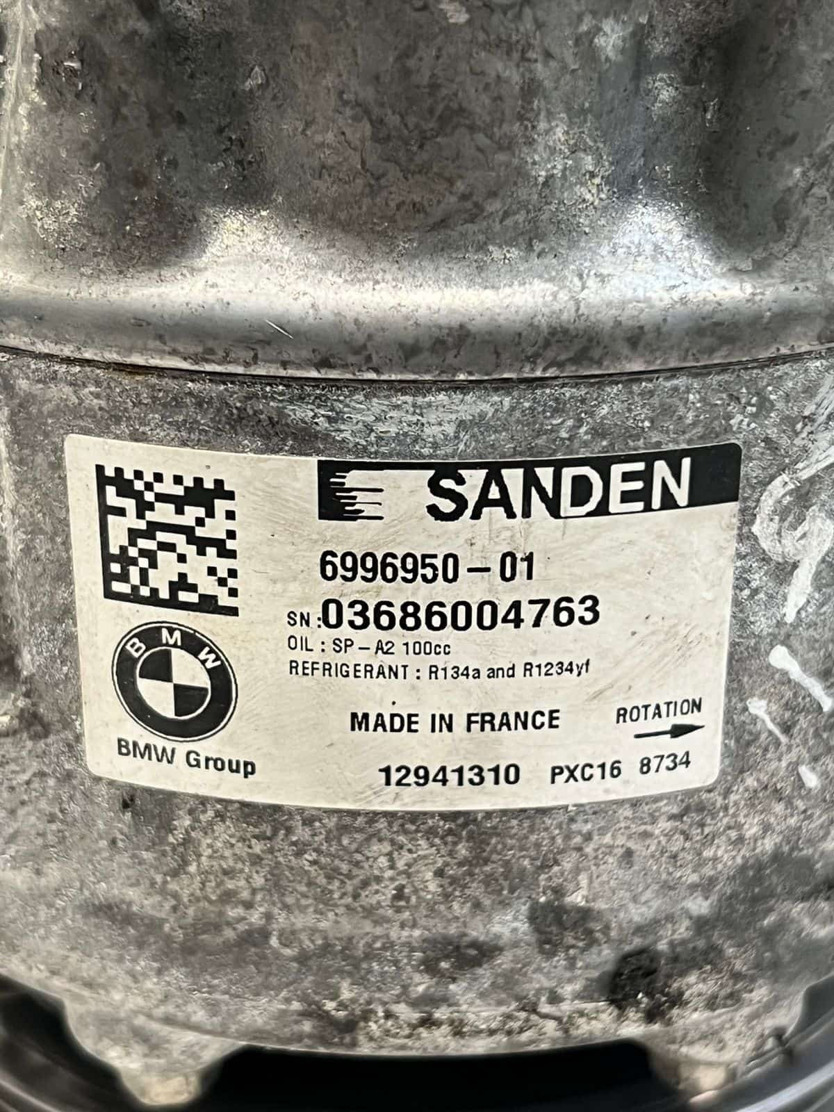 BMW 3 5 7 Series F30 F31 F35 G31 Air Conditioning Compressor PUMP 6996950 OEM