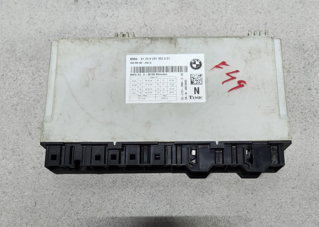 2013-2019 BMW 650i Gran Coupe Front Seat Control Module 9291508 OEM