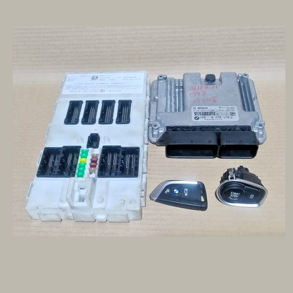 BMW X1 F48  B47 ENGINE CONTROL UNIT ECU SET WITH KEY - 8470176