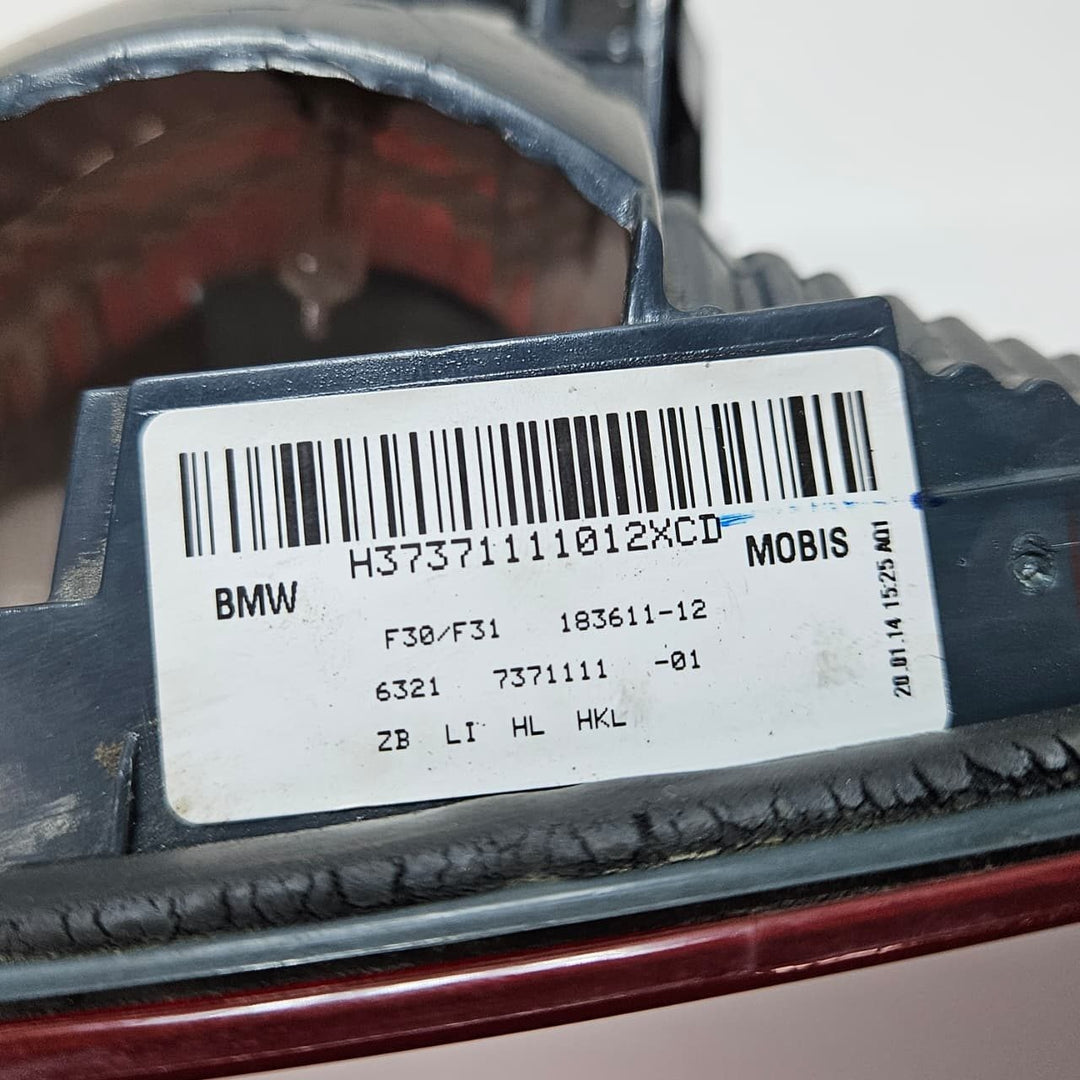 2012-2015 BMW  320i, 328i, 335i, M3 Left Inner Tail Light 7371111 3 Series F30 