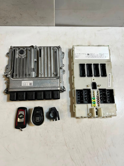 2015 BMW 3' F30 B48 320i xDrive Engine Control Unit ECU SET DME+FEM+1KEY 8674937